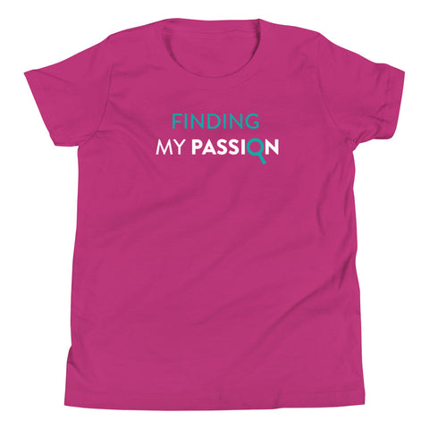 Finding My Passion Kid's T-Shirt& color_Berry