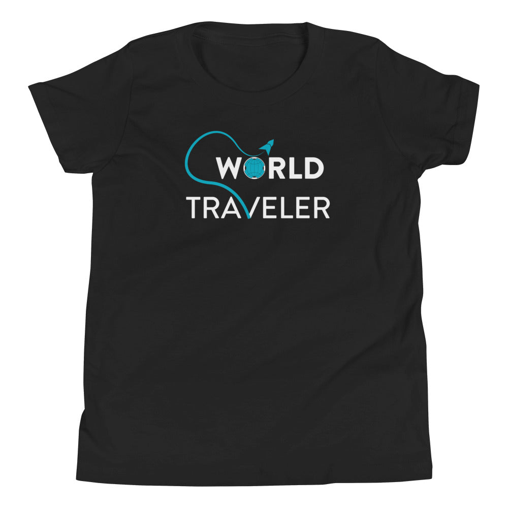 World Traveler Kid's T-Shirt - BBT Apparel&color_Black