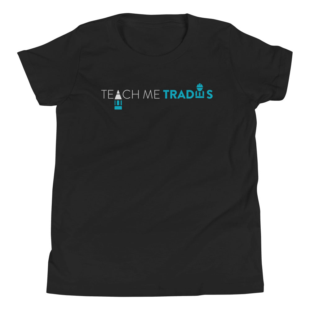 Teach Me Trades Kid's T-Shirt&color_Black