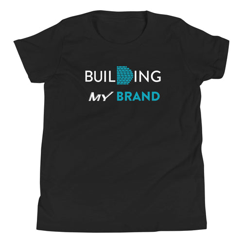 Building My Brand Kid's T-Shirt | Kid Business&color_Dark Grey Heather