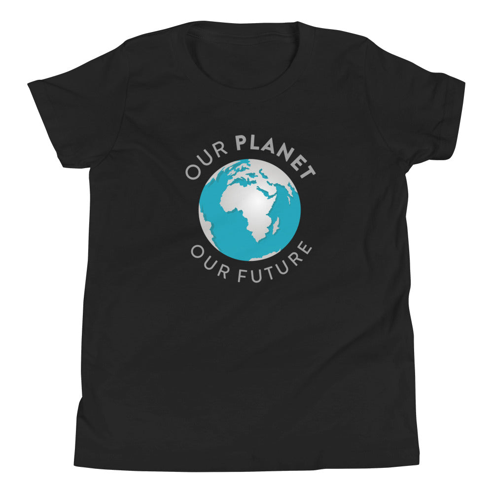 Our Planet Our Future Kid's T-Shirt&color_Black