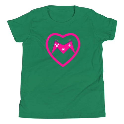 I Love Being a Gamer Kids T-Shirt&color_Kelly