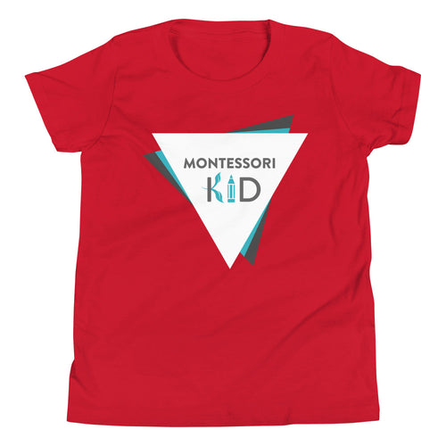 Montessori Kid Youth T-Shirt - BBT Apparel&color_Red